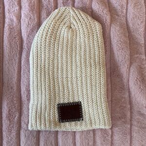 Love Your Melon Beige Knit Beanie